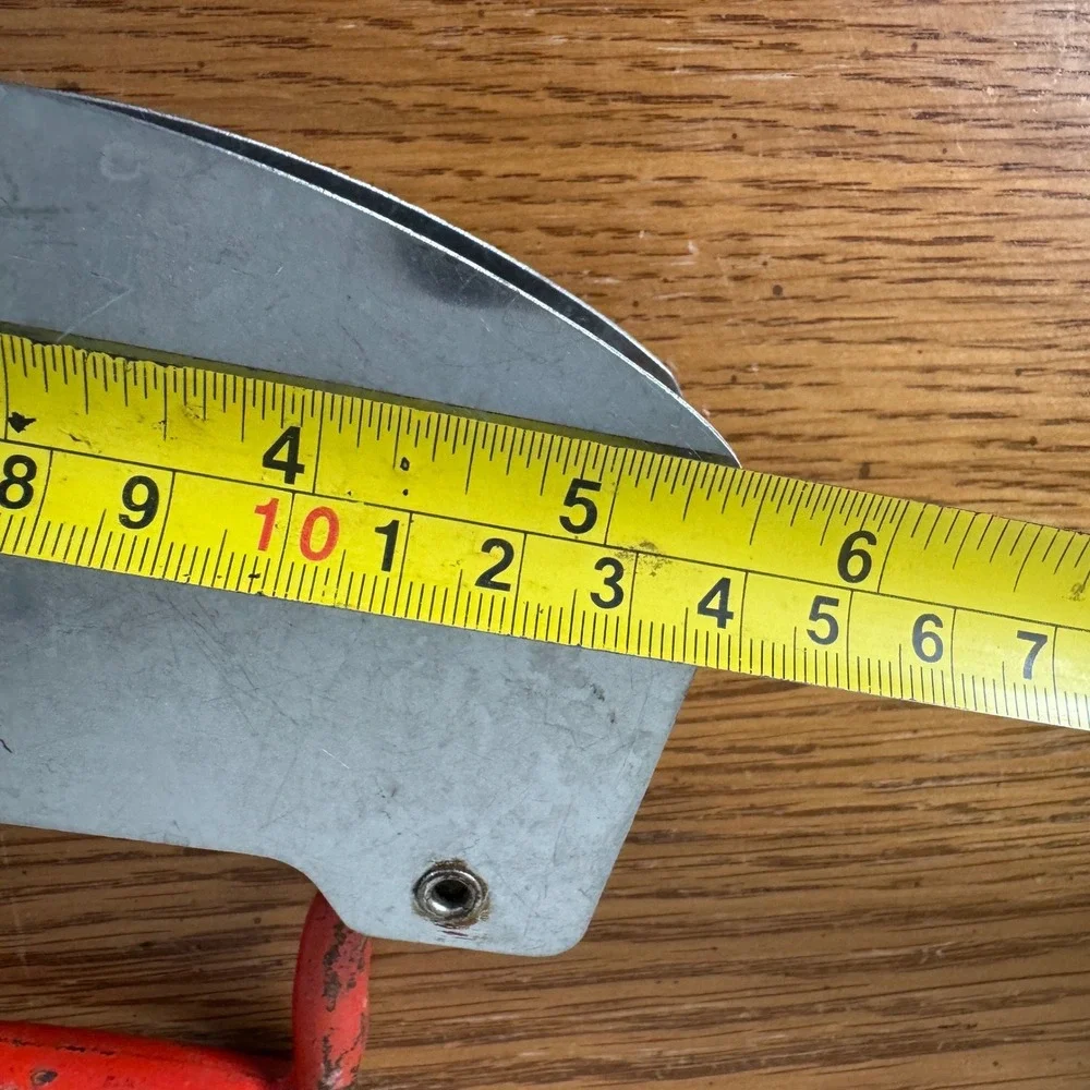 Vintage Double Blade Mezzaluna Herb Chopper Stainless Steel Cast Metal Handle